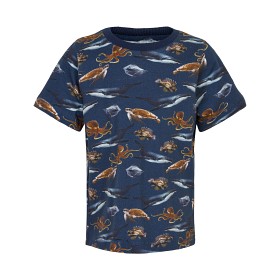 Bild på MINYMO Mönstrad T-shirt (Mörkblå)