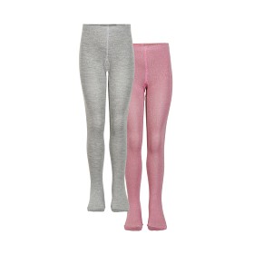 Bild på MINYMO Strumpbyxor 2-pack (Grå/Rosa)