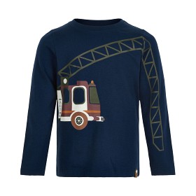 Bild på MINYMO T-shirt med tryck (Mörkblå) Strl 86