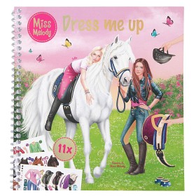 Bild på Miss Melody Dress me up Stickersbok