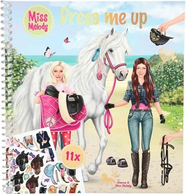 Bild på Miss Melody - Dress me up Stickersbok