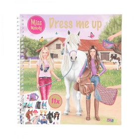 Bild på Miss Melody Dress me up Stickersbok