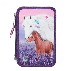 Bild på Miss Melody Trippelpennfodral med Led (Violet Dreams)