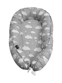 Bild på Mommys Best Baby Babynest Sova XL (Clouds Grey)