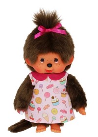 Bild på Monchhichi Pop 'n Candy Girl with Dress 20 cm