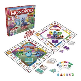Bild på Monopoly Junior 2 Games In 1 (Se/Fi)
