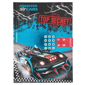 Bild på Monster Cars Dagbok med kod och ljud