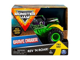 Bild på Monster Jam 1:43 Rev & Roar Trucks - Grave Digger