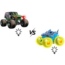 Bild på Monster Jam 1:43 Glowing Light 2-pack