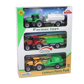Bild på Traktor med släp 3-pack