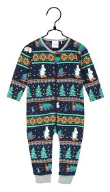Bild på Mumin Baby Gran Pyjamas (Mörkblå) Strl 56