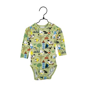 Bild på Mumin Retro Body Strl 68 (Grön)