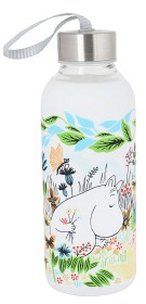 Bild på Mumin Vattenflaska Glas (På ängen)