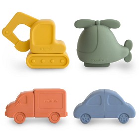 Bild på Mushie Badleksak Fordon 4-pack (Multi)