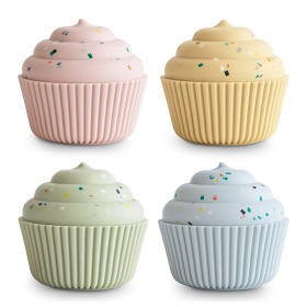 Bild på Mushie Badleksak Muffin 4-pack (Multi)