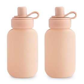 Bild på Mushie Smoothieflaska Silikon 2-pack (Blush)