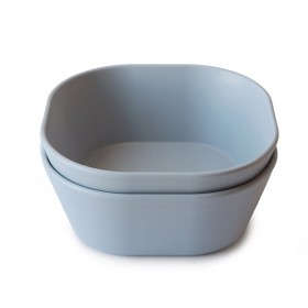 Bild på Mushie Skål Square 2-pack (Cloud)