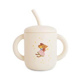 Bild på Mushie Träningsmugg med sugrör (Fairy Mice)