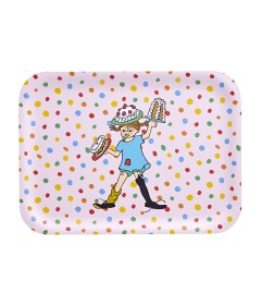 Bild på Muurla Bricka Pippis Födelsedag 27x20 cm (Rosa)