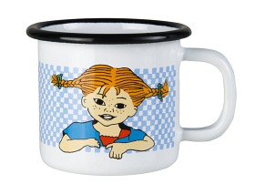 Bild på Muurla Mugg Emalj (Här kommer Pippi)