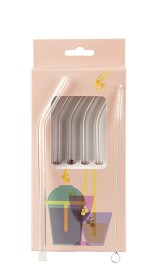 Bild på Muurla Sugrör Glas 4-pack