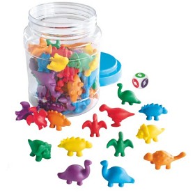 Bild på MyPauze Färgsortering dinosaurier 60 st