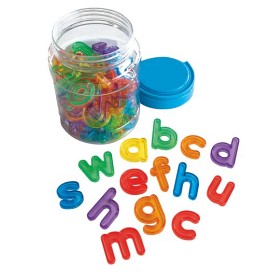 Bild på MyPauze Transparenta bokstäver gemener 72 st