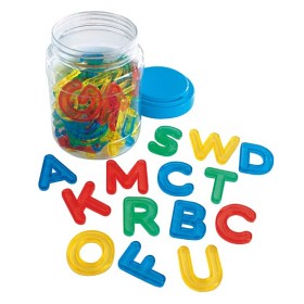 Bild på MyPauze Transparenta bokstäver versaler 52 st