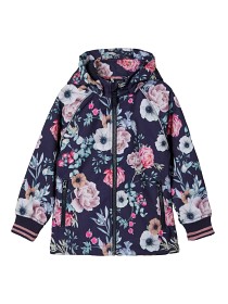 Bild på name it Alfa Jacka Romantic Flower (Dark sapphire)