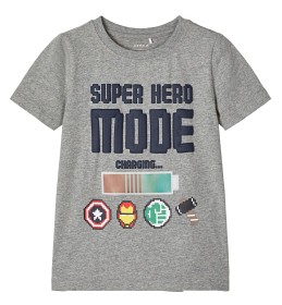 Bild på name it Avengers Fulton T-shirt (Grey Melange)