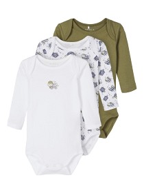 Bild på name it Body 3-pack Loden Turle (Loden Green)