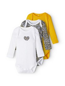 Bild på name it Body Animal 3-pack (Golden Rod)