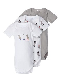 Bild på name it Body Lama 3-pack (Bright white)