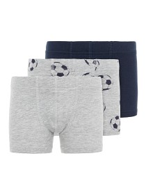 Bild på name it Boxer shorts 3-pack Fotboll (Grey Melange) Grå