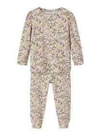 Bild på name it Frosali Pyjamaströja och byxa (Crystal Grey) Strl 110