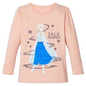 Bild på name it Frozen Topp Paljetter (Silver Pink)