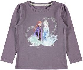 Bild på name it Frozen Vicky Topp (Black Plum)
