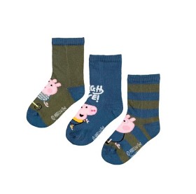 Bild på name it Greta Gris 3-pack Strumpor (Vintage Indigo)