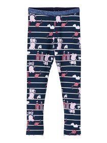 Bild på name it Greta Gris Suki Leggings (Mörkblå)