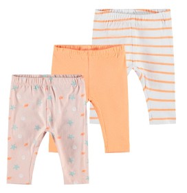 Bild på name it Hadia 3-pack Leggings (Cantaloupe)