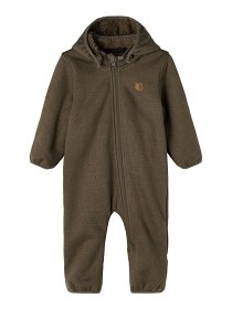 Bild på name it Mada Softshelloverall (Chocolate Chip) Strl 50/56