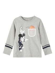 Bild på name it Mickey Borvo T-shirt (Grey Melange)