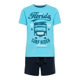 Bild på name it mini Shorts och T-shirt Pilo (Blue) (104)