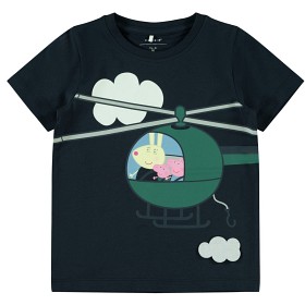 Bild på name it mini T-Shirt Greta Gris (Dark Sapphire)