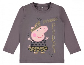 Bild på name it mini Tröja Greta Gris Princess (Dark plum)