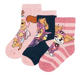Bild på name it Paw Patrol Alona 3-pack Strumpor (Rosa)