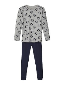 Bild på name it Tvådelad Pyjamas Fotboll (Grey Melange)