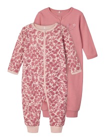 Bild på name it Pyjamas Zip 2-pack (Dusty flower)