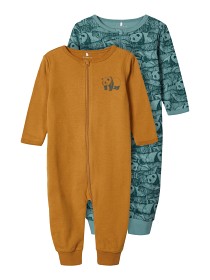 Bild på name it Pyjamas Zip Animals 2-pack (Trellis)