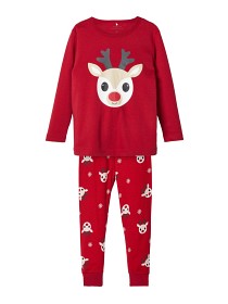 Bild på name it Rul Tvådelad Pyjamas (Jester Red)